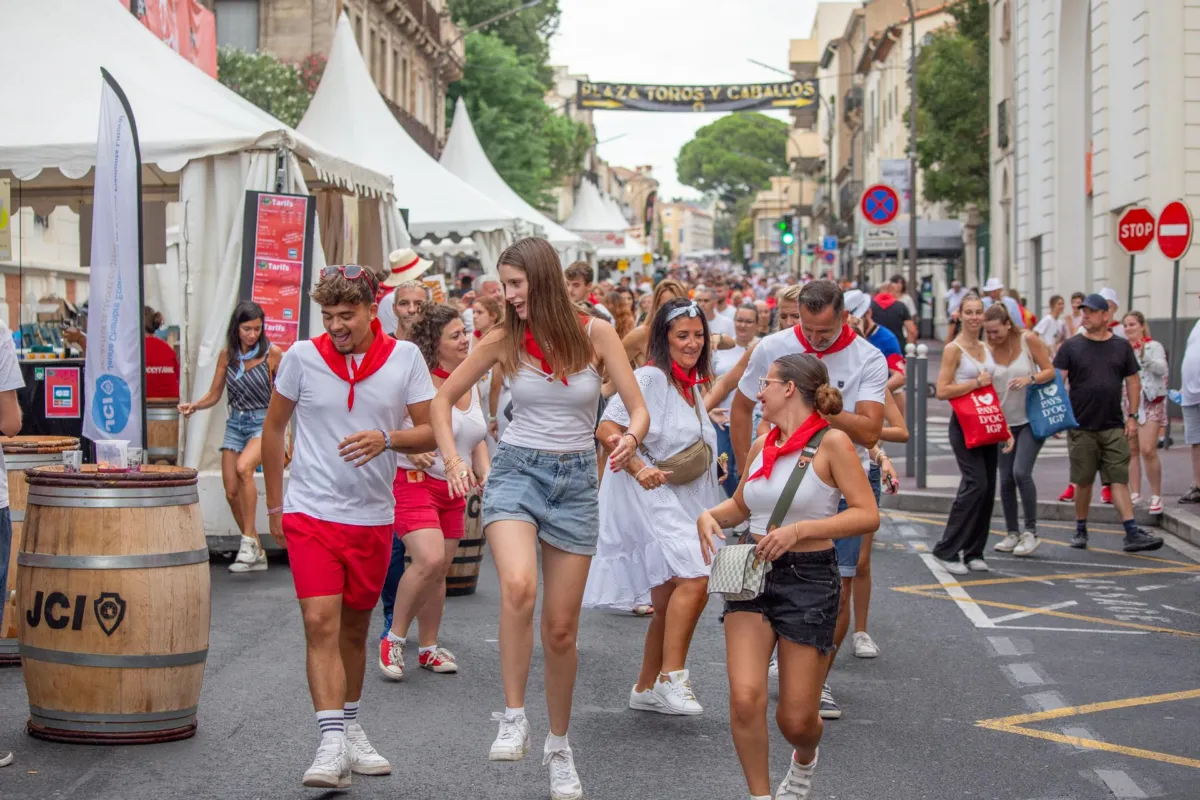 Course festive en ville